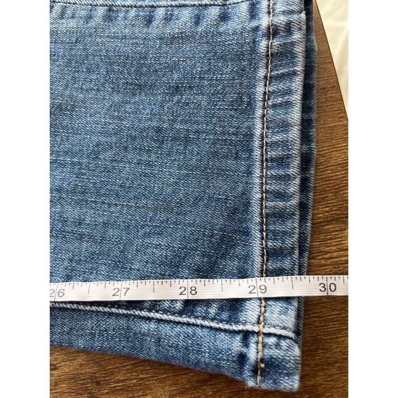 Lane Bryant Womens 16R Blue Boyfriend Jeans Light Distressed Casual - Picture 5 of 6